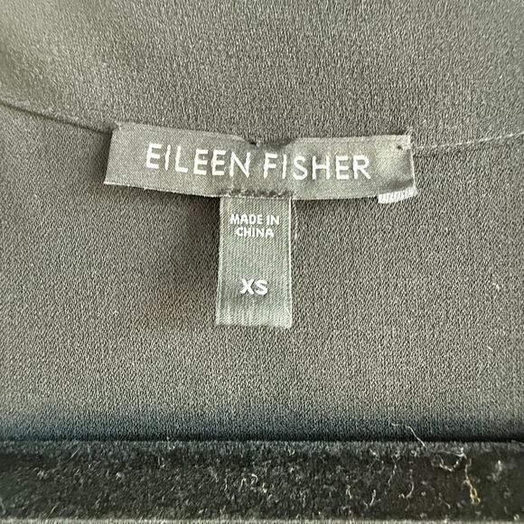 Eileen Fisher Kimono Cardigan 100% Silk Open Front Draped Layer Top Womens XS - Picture 2 of 6